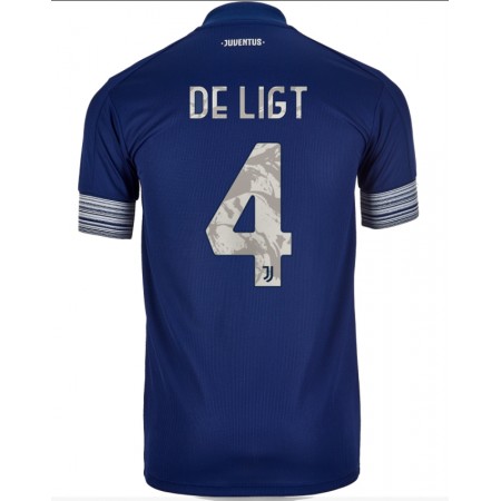 Billiga Fotbollströjor Juventus Matthijs de Ligt 4 Borta tröja 2020/21 Kortärmad